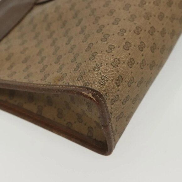 GUCCI Micro GG Supreme Clutch Bag PVC Beige 67 039 5465 Auth 133508 - Picture 3 of 16